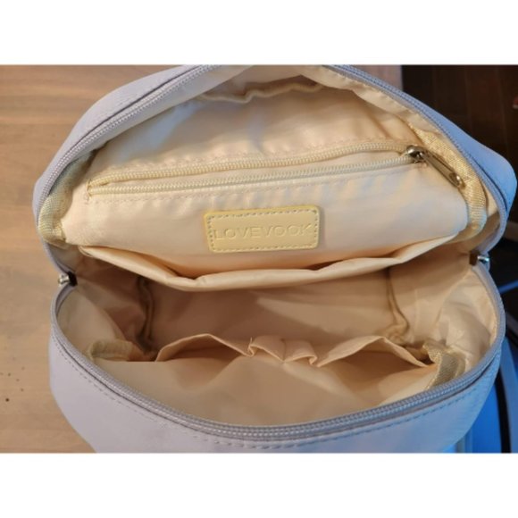 Women Grey Polyester Light Weight Small Waterproof Mini Backpack main image 5